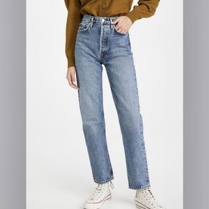 AGOLDE 90's Pinch Waist Straight Jeans Navigate 25
